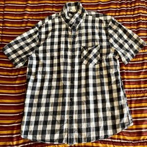 B&W Plaid Shirt